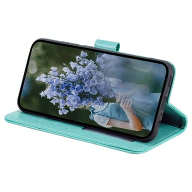 SKALO Samsung S24 Mandala lompakkokotelo - Turkoosi