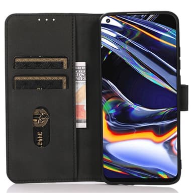 SKALO Samsung S24 Ultra KHAZNEH Lompakkokotelo PU-nahasta - Musta