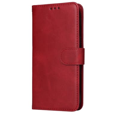 SKALO Samsung S24 PU-nahkainen Lompakkokotelo - Punainen