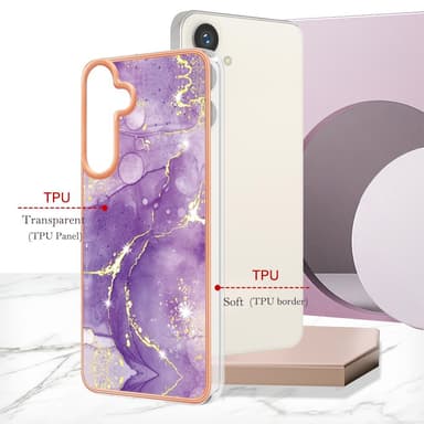 SKALO Samsung S24 Marmori TPU kuori - #1