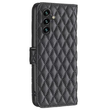 SKALO Samsung A05s 4G BINFEN COLOR Tikattu Lompakko - Musta