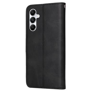 SKALO Samsung A05s 4G PU-nahkainen Lompakkokotelo - Musta