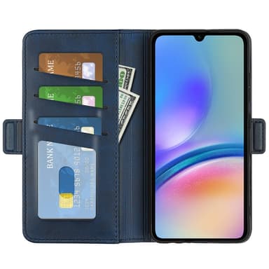 SKALO Samsung A05s 4G Premium Wallet Lompakkokotelo - Sininen