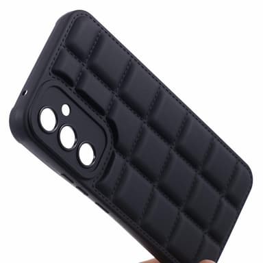 SKALO Samsung A05s 4G Puffer Bumper TPU-suojakuori - Musta