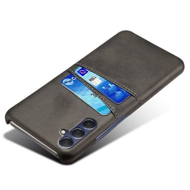 SKALO Samsung A05s 4G PU-nahkainen Korttikotelo - Musta