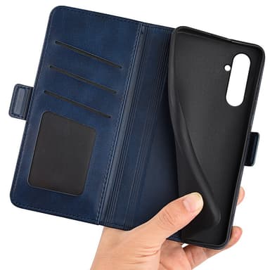 SKALO Samsung A05s 4G Premium Wallet Lompakkokotelo - Sininen