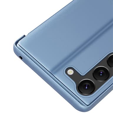 SKALO Samsung S24 Clear View Mirror Lompakko - Hopea
