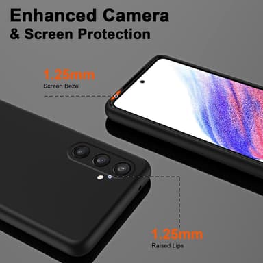 SKALO Samsung S24 Ultraohut TPU-kuori - Musta