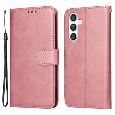 SKALO Samsung S23 FE PU-nahkainen Lompakkokotelo - Pinkki