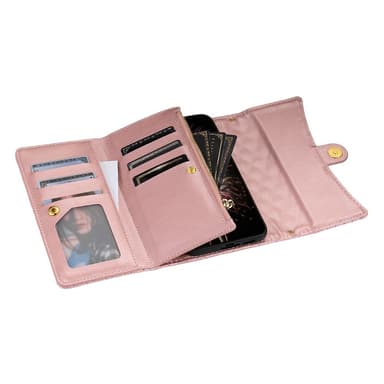 SKALO Samsung S24 Evelope Clutch 8-Lokeroa - Ruusukulta