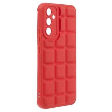 SKALO Samsung A05s 4G Puffer Bumper TPU-suojakuori - Punainen