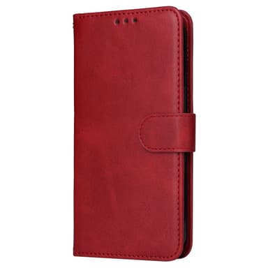 SKALO Samsung S24 Ultra PU-nahkainen Lompakkokotelo - Punainen