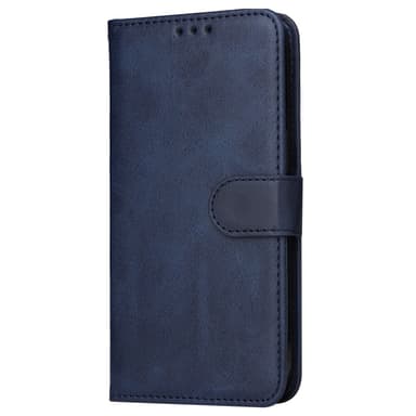 SKALO Samsung S24 PU-nahkainen Lompakkokotelo - Sininen