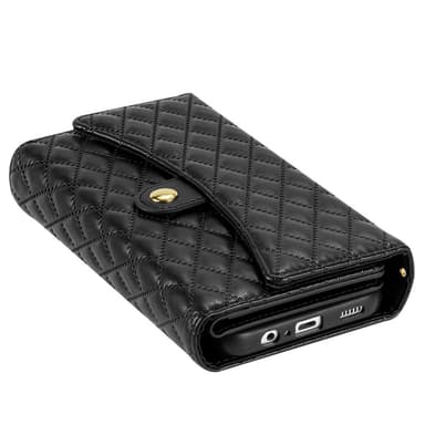 SKALO Samsung S24 Evelope Clutch 8-Lokeroa - Musta