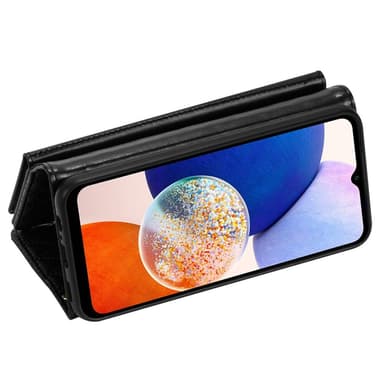 SKALO Samsung A05s 4G Evelope Clutch 8-Lokeroa - Musta