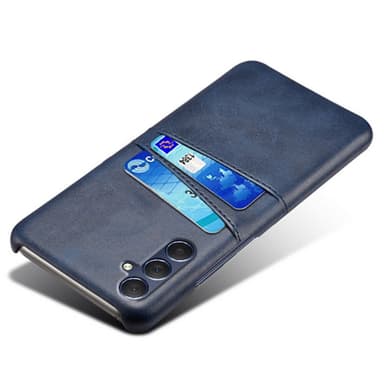 SKALO Samsung A05s 4G PU-nahkainen Korttikotelo - Sininen