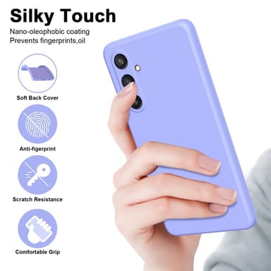 SKALO Samsung S24 Ultraohut TPU-kuori - Violetti
