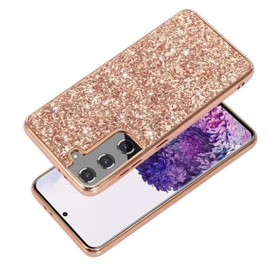 SKALO Samsung S24 Glitteriä TPU Suojakuori - Kulta