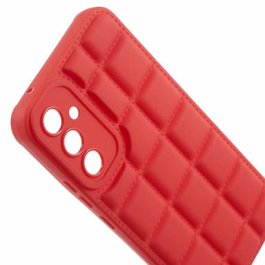 SKALO Samsung A05s 4G Puffer Bumper TPU-suojakuori - Punainen