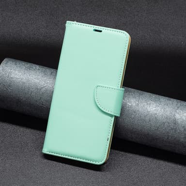 SKALO Samsung S24 Litchi Lompakkokotelo - Turkoosi