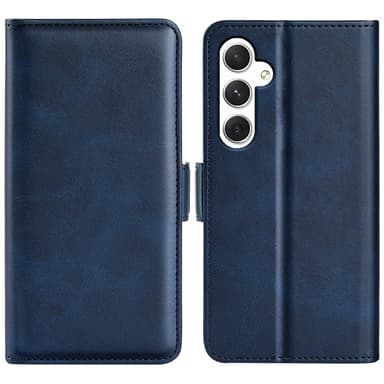 SKALO Samsung S24 Premium Wallet Lompakkokotelo - Sininen
