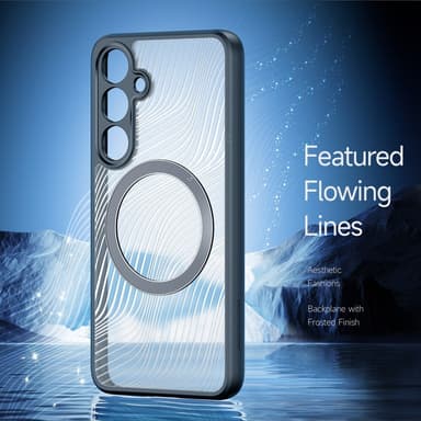 DUX DUCIS Samsung S24+ Aimo Series Magnetic Ring Suojakuori - Musta