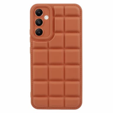 SKALO Samsung A05s 4G Puffer Bumper TPU-suojakuori - Ruskea