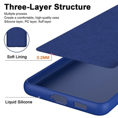 SKALO Samsung S24 Ultraohut TPU-kuori - Sininen