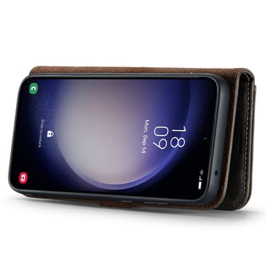 DG MING Samsung S23 FE 2-in-1 magneetti lompakkokotelo - Harmaa