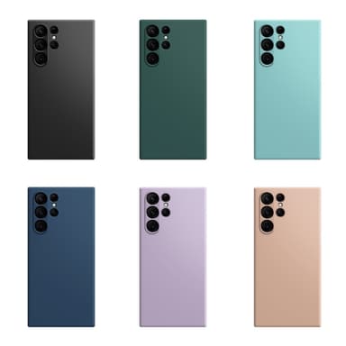 SKALO Samsung S24 Ultra Ultraohut TPU-kuori - Violetti