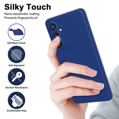 SKALO Samsung S24 Ultraohut TPU-kuori - Sininen