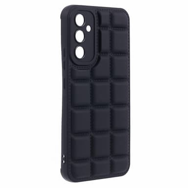 SKALO Samsung A05s 4G Puffer Bumper TPU-suojakuori - Musta
