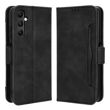 SKALO Samsung A05s 4G 6-lokeroa Lompakkokotelo - Musta