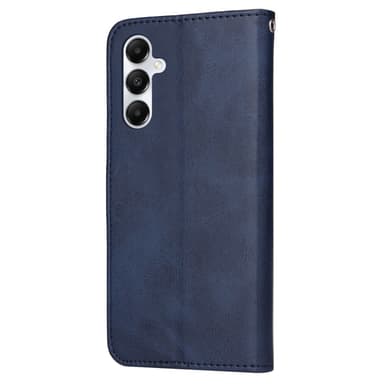 SKALO Samsung A05s 4G PU-nahkainen Lompakkokotelo - Sininen
