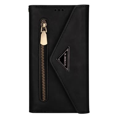 SKALO Samsung S24 Evelope Clutch 8-Lokeroa - Musta