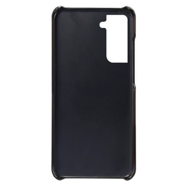 SKALO Samsung S24 PU-nahkainen Suojakuori Lompakolla - Musta