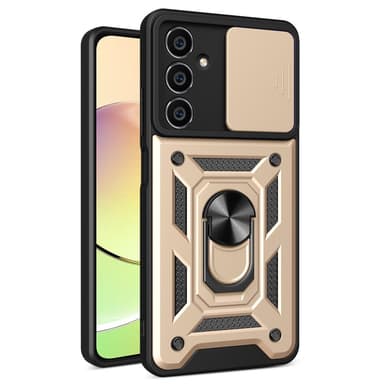 SKALO Samsung A05s 4G Armor hybridi metallirengas kameran liukusäädin - Kulta
