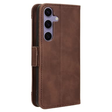 SKALO Samsung S24 6-lokeroa Lompakkokotelo - Ruskea