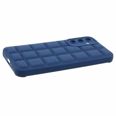 SKALO Samsung A05s 4G Puffer Bumper TPU-suojakuori - Tummansininen