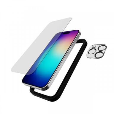 Tech21 iPhone 15 Pro Näytönsuoja Kameran linssinsuojus Impact Glass Set