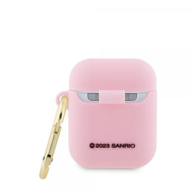 Hello Kitty AirPods 1/2 Kuori Liquid Silicone Vaaleanpunainen