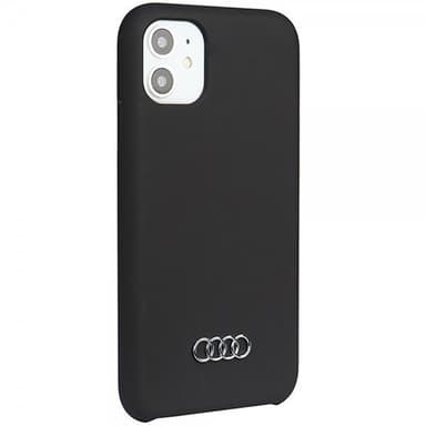 Audi iPhone 12/iPhone 12 Pro Kuori Silikoni Musta