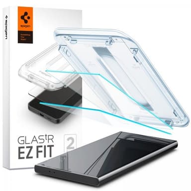 Spigen Samsung Galaxy S24 Ultra Näytönsuoja GLAS.tR EZ Fit 2-pakkaus