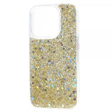 Nordic Covers iPhone 15 Pro Max Kuori Sparkle Series Citrine Gold