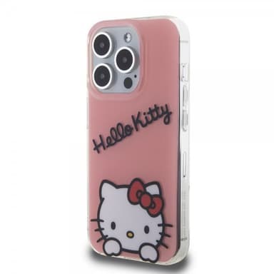 Hello Kitty iPhone 15 Pro Kuori Daydreaming Crossbody Vaaleanpunainen