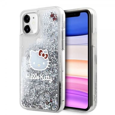 Hello Kitty iPhone 11 Kuori Liquid Glitter Translucent