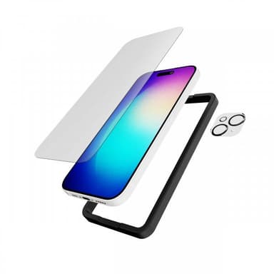 Tech21 iPhone 15 Näytönsuoja Kameran linssinsuojus Impact Glass Set