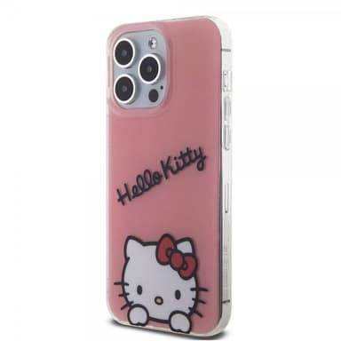 Hello Kitty iPhone 15 Pro Max Kuori Daydreaming Crossbody Vaaleanpunainen