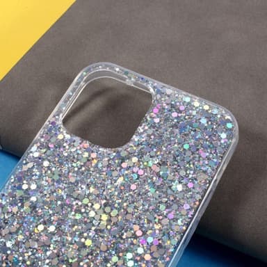 Nordic Covers iPhone 12/iPhone 12 Pro Kuori Sparkle Series Stardust Silver