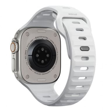 NOMAD Apple Watch 42/44/45mm/Apple Watch Ultra Ranneke Sport Band Valkoinen